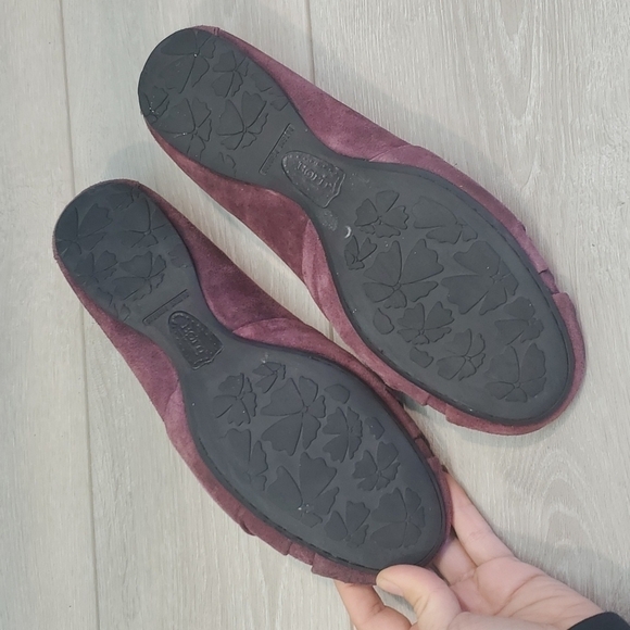 Born Women Comfort Suede Ballet Flats shoes sz 9.5 - Picture 7 of 11